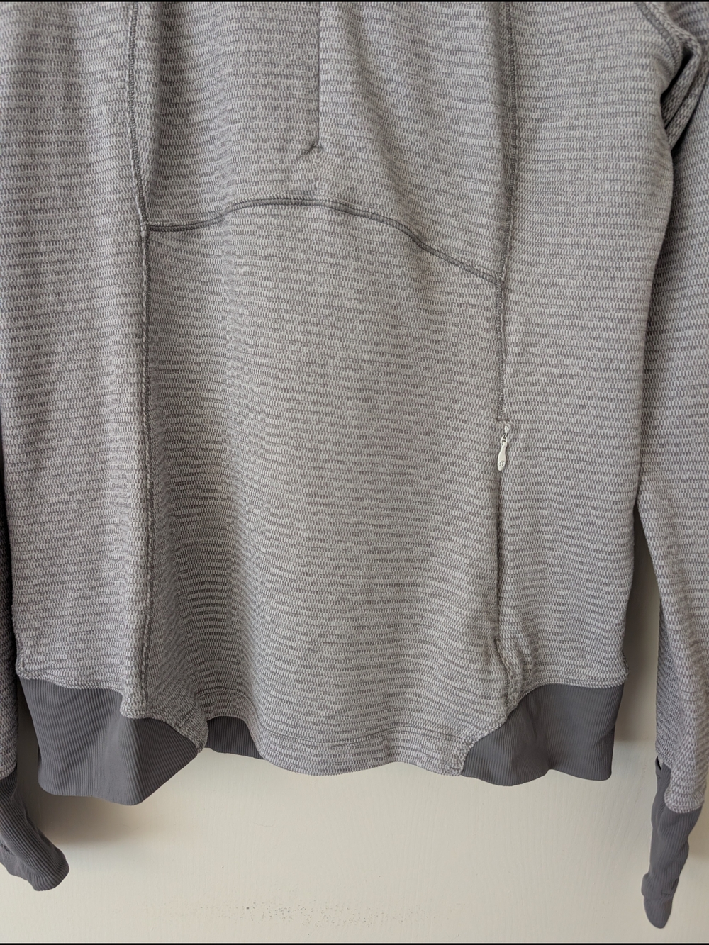 lululemon athletica Womens 10 Runderful 1/2 Zip Gray Activewear Running Outdoors - Picture 2 of 7